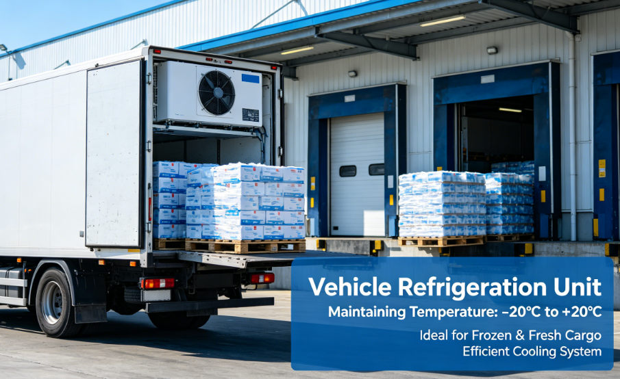 Latest company case about Ensuring Food Safety with Vehicle Refrigeration Units in Transportation